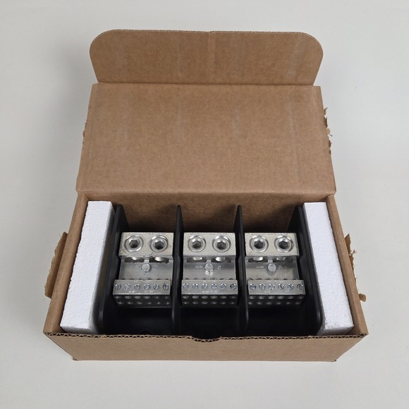 ILSCO Other - Ilsco Power Distribution Block PDB-212-500-3 760 Amps 600 Volts 3‎ Pole Block